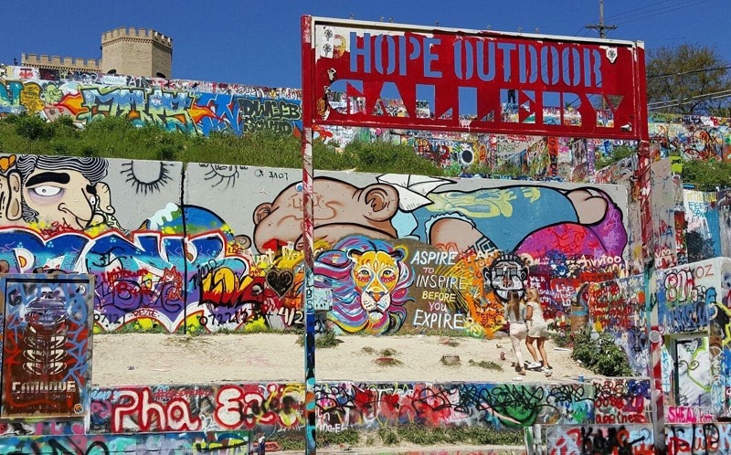 HOPE Outdoor Gallery in Near Austin Airport