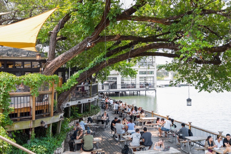 Lady Bird Lake Boardwalk in East Austin / South Shore