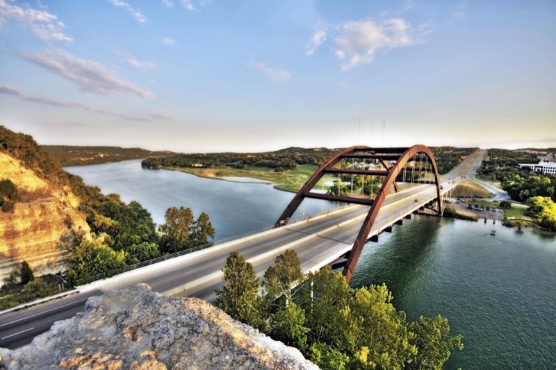 Pennybacker Bridge Overlook (360 Bridge) in West Austin / Loop 360