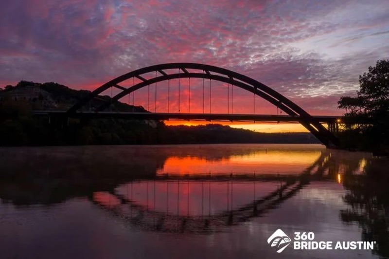 Pennybacker Bridge Overlook (360 Bridge) in West Lake Hills