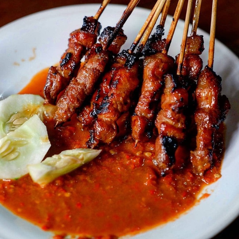 Sate Plecing Arjuna in Denpasar, Bali