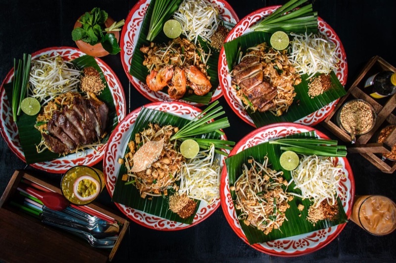 Baan Phadthai in Charoenkrung / Sathorn — Nestled in a charming shophouse, Baan Phadthai offers an elegant, Michelin Bib G