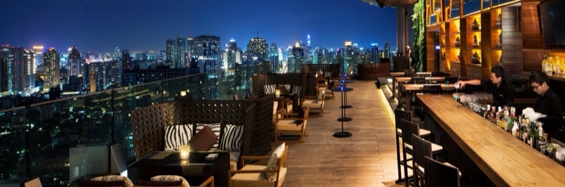 Bangkok View Rooftop Bar in Central Bangkok