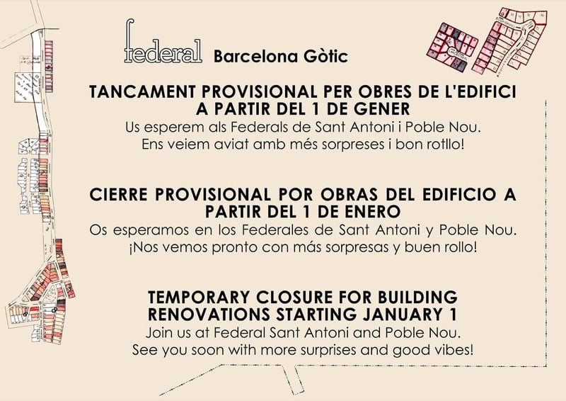 Federal Café brunch in Gothic Quarter, Barcelona