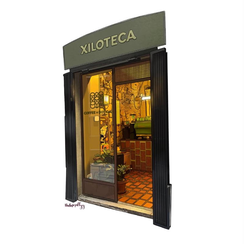 Xiloteca Coffee shop in El Born, Barcelona