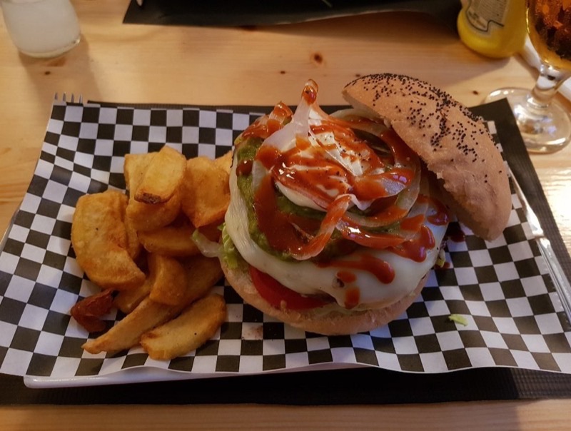 La Vespa Burger in Gràcia — La Vespa Burger brings an unexpected Italian flair to its burger creations, feat