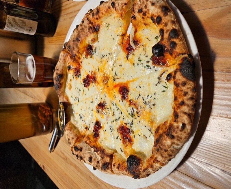 Parking Pizza in L'Eixample — Located in a former parking garage, Parking Pizza offers a trendy, industrial-ch