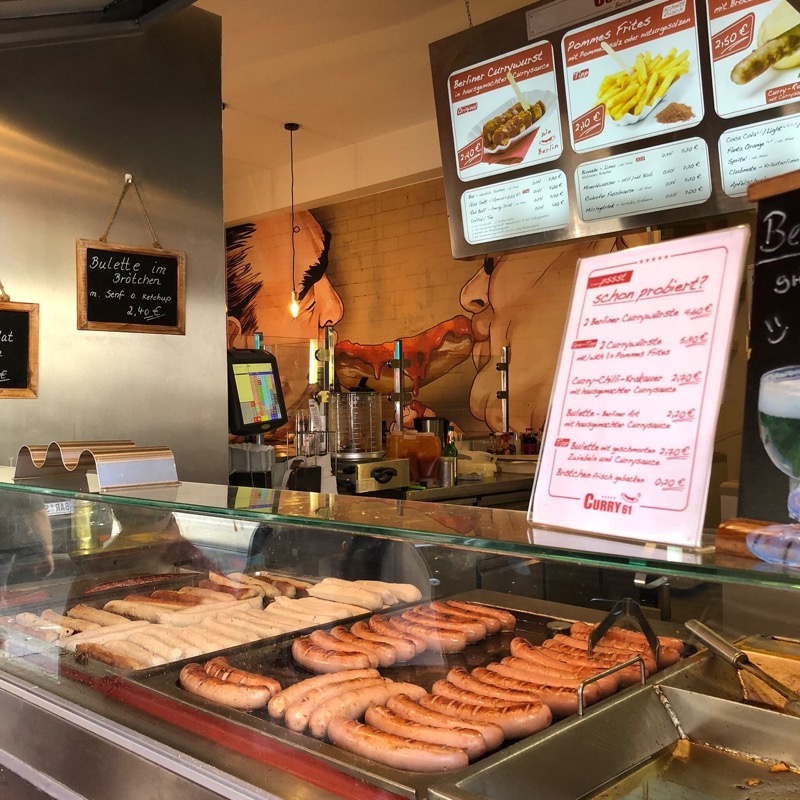 Curry 61 currywurst stand in Mitte, Berlin