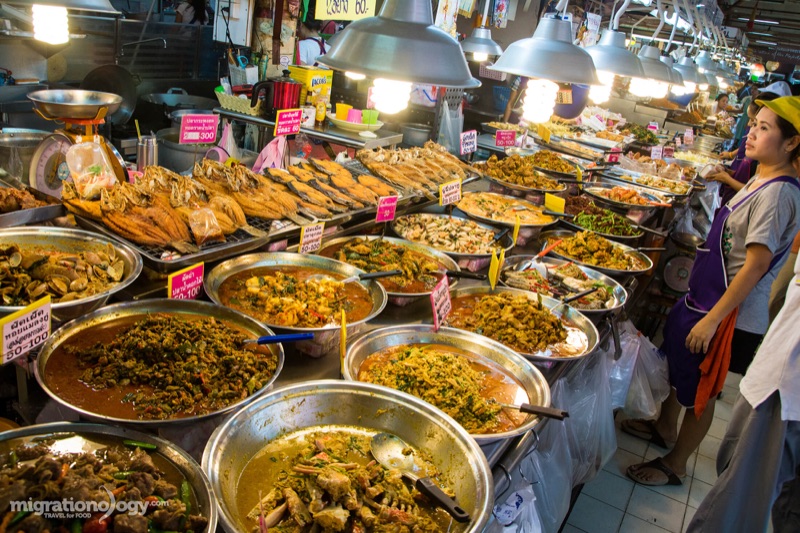 Or Tor Kor Market Food Court in Kamphaeng Phet Rd, Chatuchak