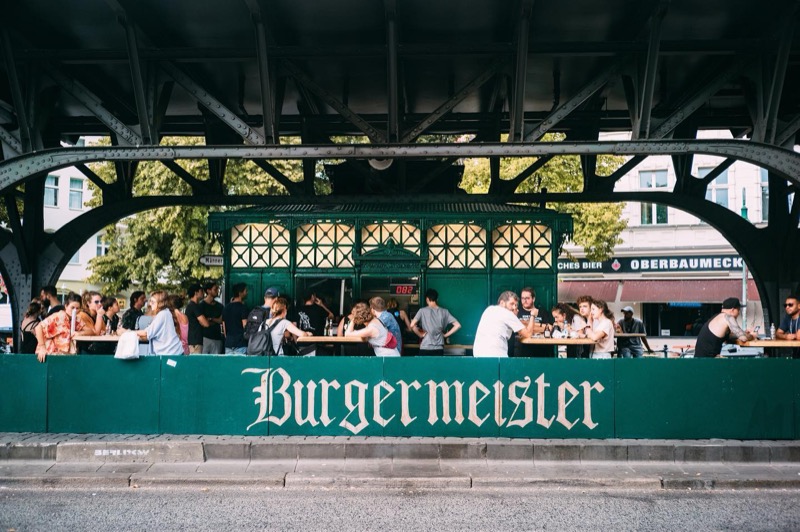 Burgermeister burger at the Schlesisches Tor U-Bahn Berlin