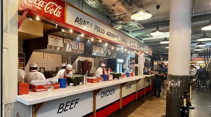 Los Tacos No. 1 tacos at Chelsea Market NYC