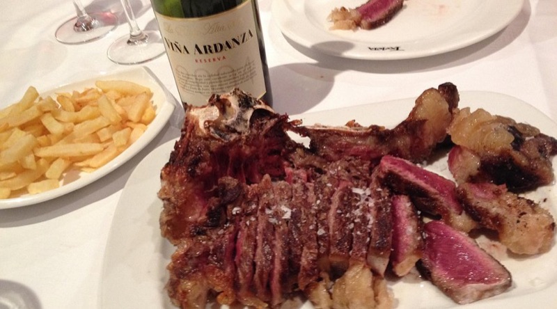 Txuleta steak pintxos bar San Sebastián