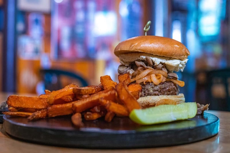 Mr. Bartley's Burger Cottage in Harvard Square, Cambridge — A legendary Harvard Square institution, Mr. Bartley's serves up hefty, customiza