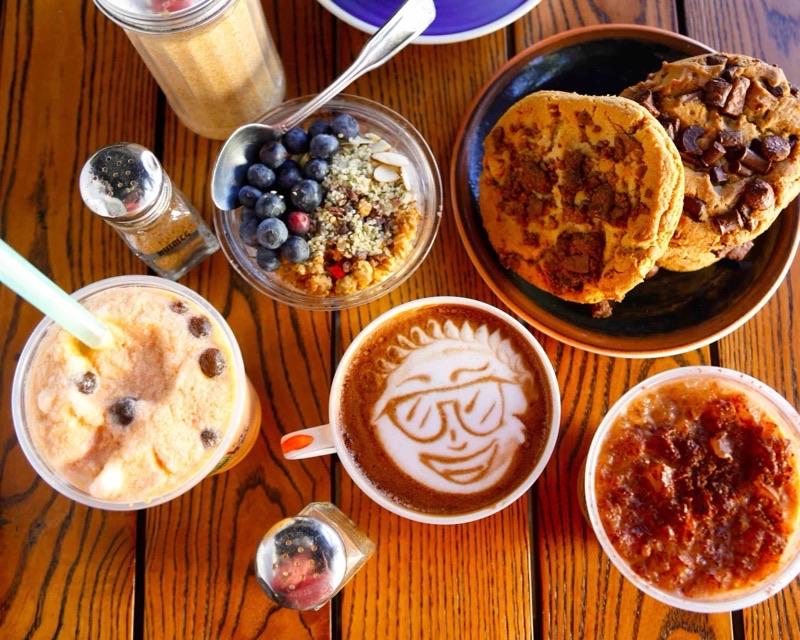 Jaho Coffee & Tea in South End — Jaho Coffee & Tea offers a diverse menu that extends beyond coffee to include a 