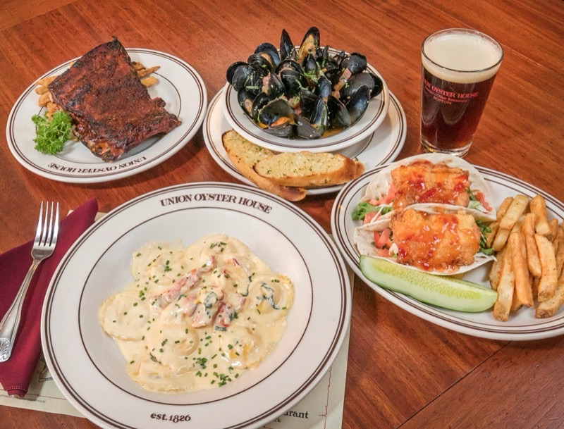 Union Oyster House in Faneuil Hall — As America's oldest continuously operating restaurant, Union Oyster House offers