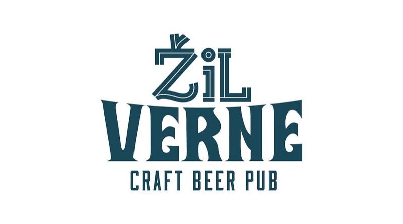 Žil Verne craft beer bar interior in Bratislava Old Town