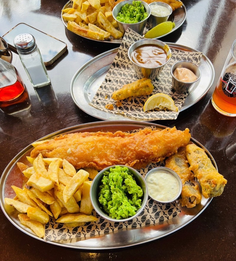 Salt & Malt in Wapping Wharf — From acclaimed chef Josh Eggleton, Salt & Malt offers top-tier fish and chips wi