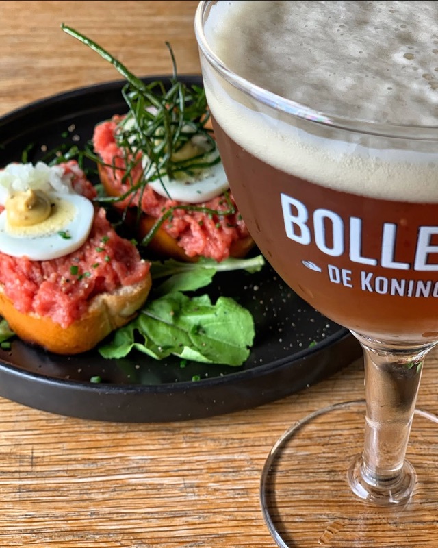 Den Anker authentic local pub with Belgian beer in Bruges, Belgium