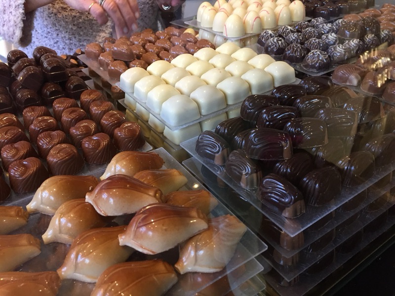 Chocolatier Dumon artisanal Belgian chocolates in Bruges