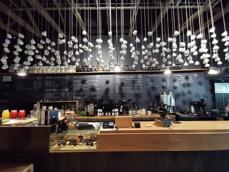 Origo coffee and cocktail bar on Strada Lipscani in Bucharest