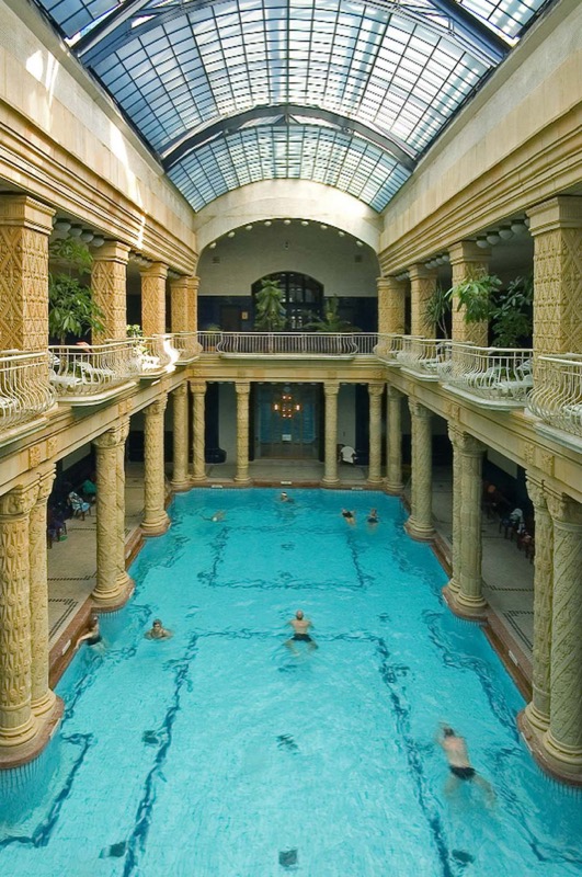 Gellért Thermal Bath Art Nouveau interior, Budapest