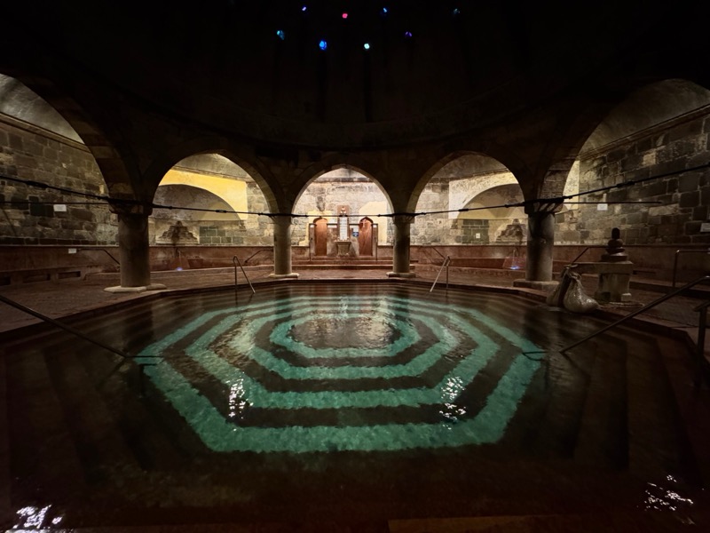 Rudas Thermal Bath Ottoman dome and rooftop pool, Budapest