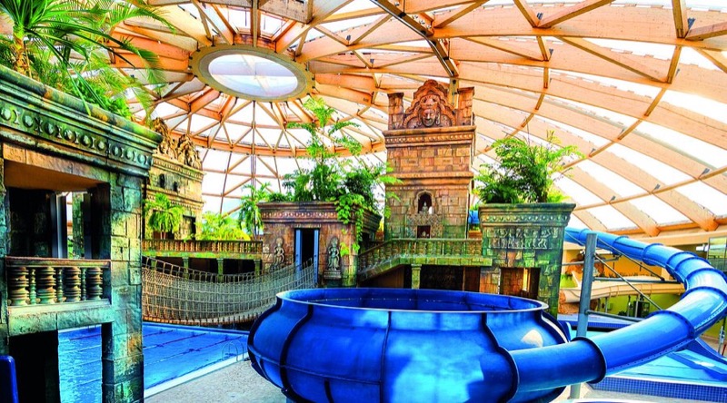 Aquaworld Budapest indoor waterpark with thermal pools