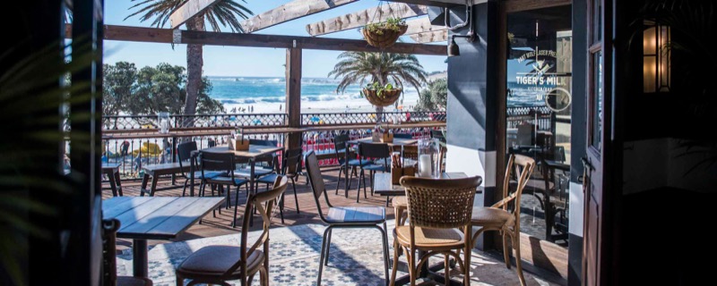 Tigers Milk Camps Bay upstairs balcony with ocean view