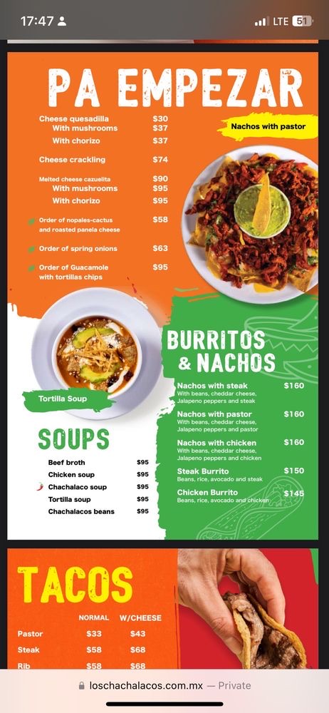 Taqueria Los Chachalacos in Downtown (Sm 28) — A popular and reliable spot with multiple locations, known for its consistent qu