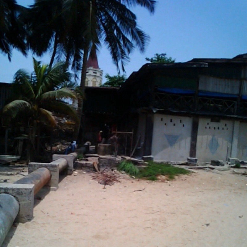 Castle Beach Restaurant in Near Cape Coast Castle