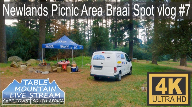 Newlands Forest braai area in Cape Town