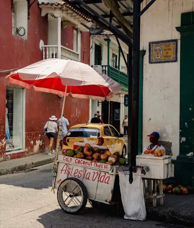 Fresh Coconut Water Cart