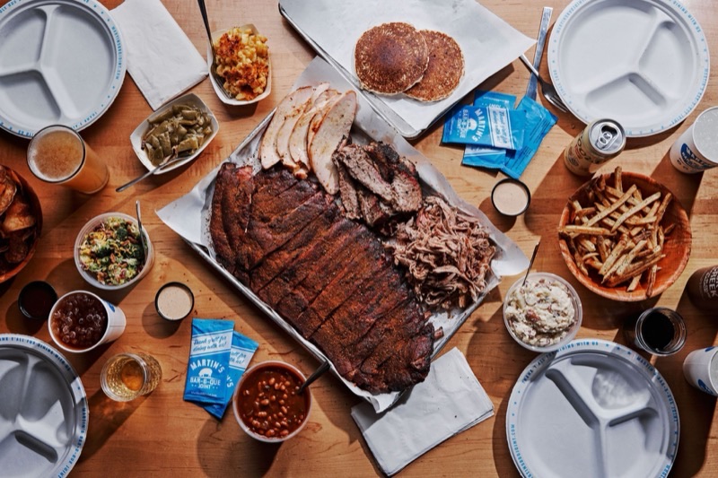 Martin's Bar-B-Que Joint in Mount Pleasant — Hailing from West Tennessee, Martin's Bar-B-Que Joint brings its signature whole