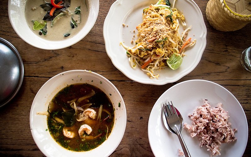Sammy's Organic Thai Cooking School in San Sai (countryside)