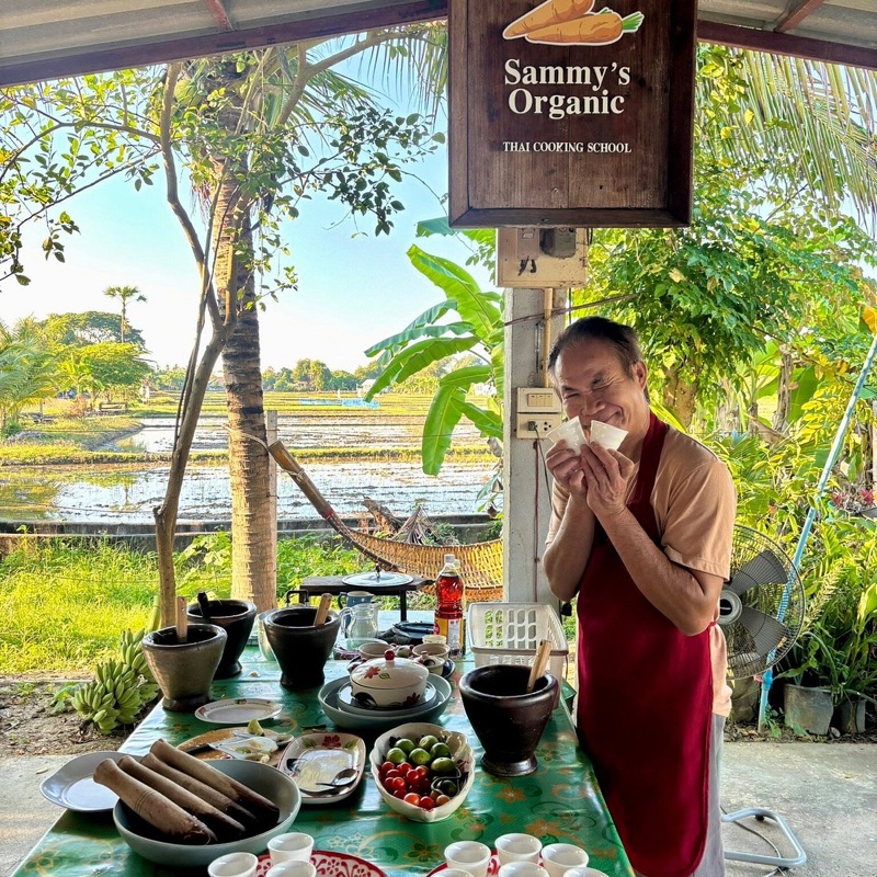 Sammy's Organic Thai Cooking School in Chiang Mai
