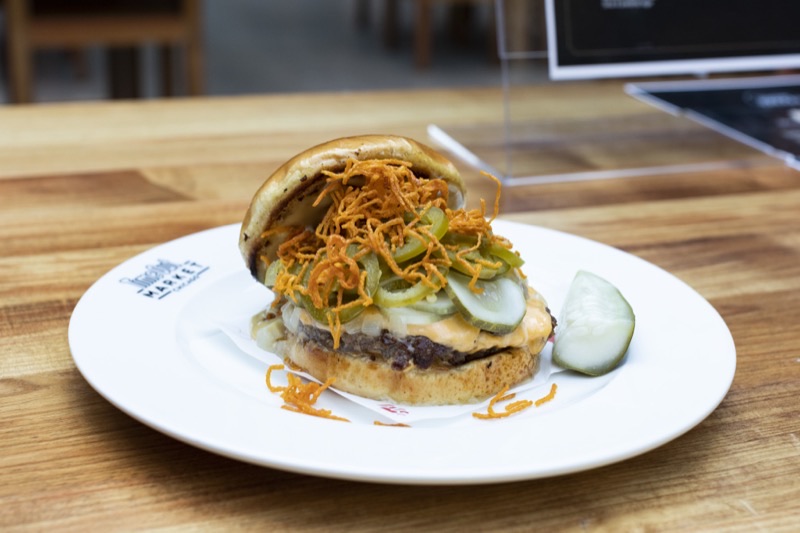 Mott St in Wicker Park — Mott St's famous Mott Burger is a standout among Chicago's gourmet offerings. Th