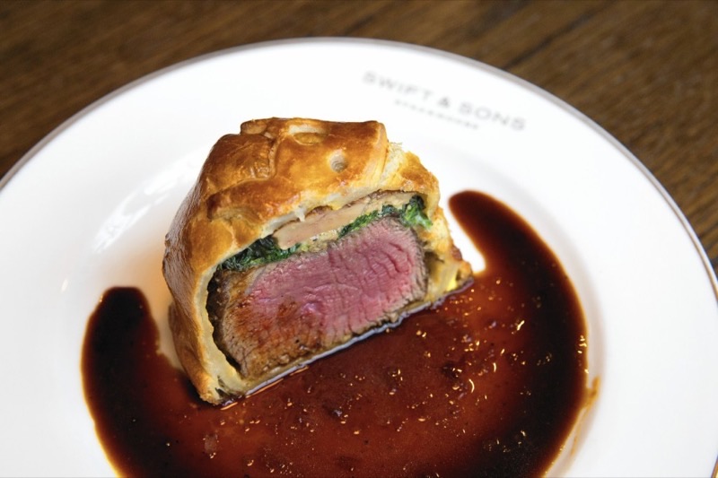 Swift & Sons in West Loop — Located in the trendy Fulton Market district, Swift & Sons offers an industrial-