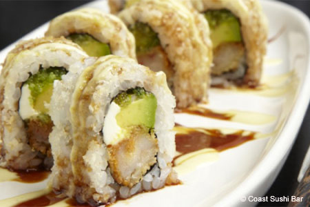 Coast Sushi Bar in Bucktown — Coast Sushi Bar offers a creative menu of fresh sushi and sashimi in a cozy, int