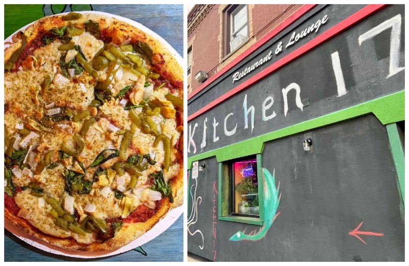 Kitchen 17 in Lakeview — Kitchen 17 is celebrated for its incredible vegan deep-dish pizza, a true Chicag