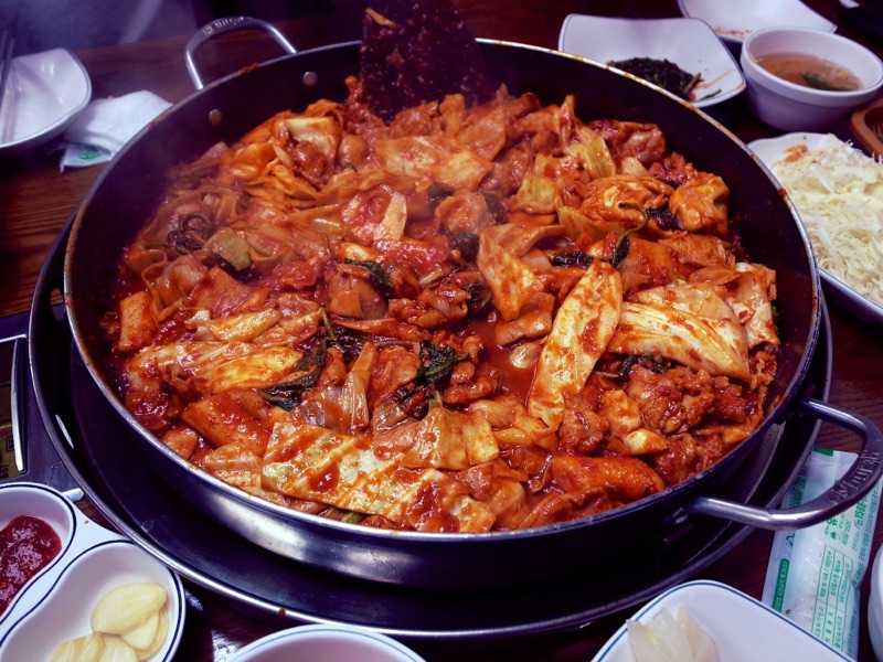 Nam-Chuncheon Dakgalbi local favorite near the subway station