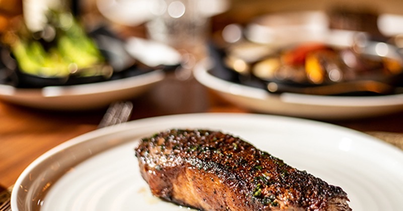 Marble Room Steaks and Raw Bar in Downtown — Housed in a magnificently restored bank building, Marble Room offers an opulent 