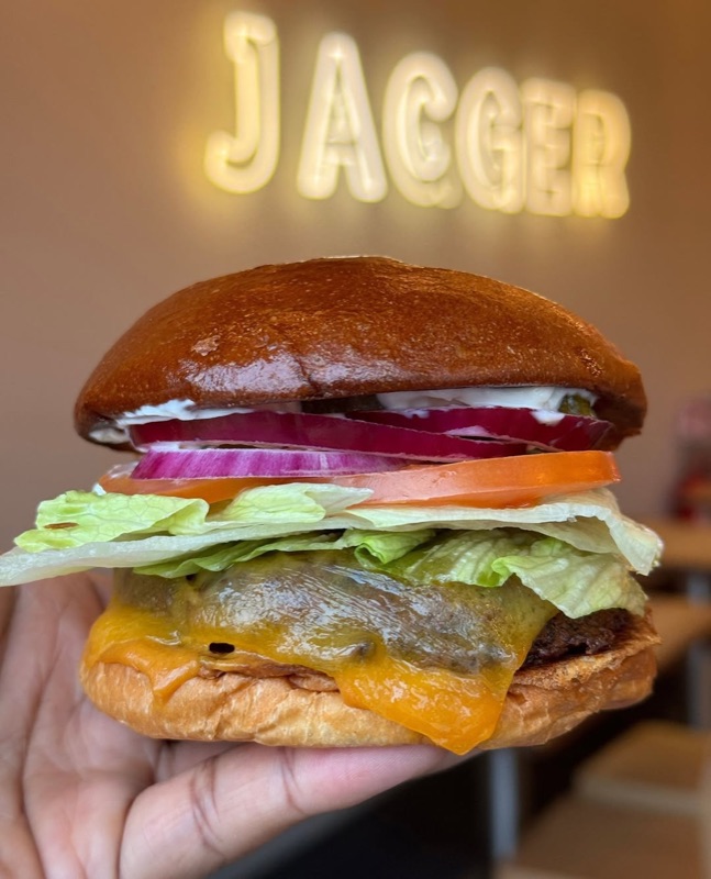 Jagger burger joint in Copenhagen