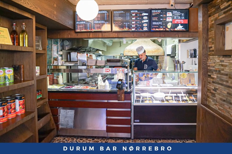 Kebab and durum shop on Nørrebrogade in Copenhagen