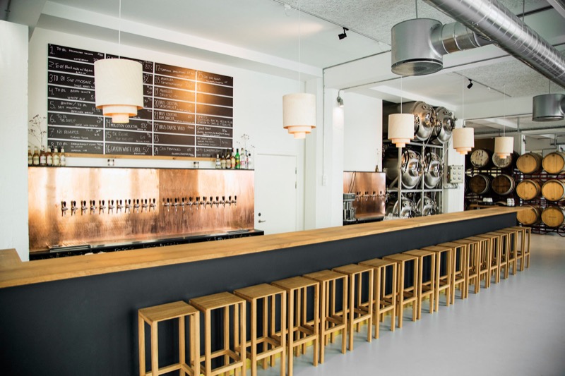 BRUS taproom in Nørrebro, Copenhagen