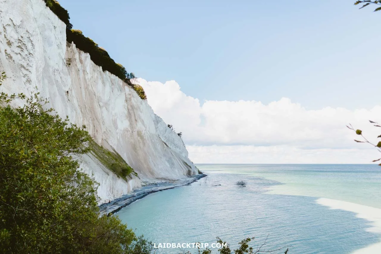 Møns Klint chalk cliffs in Denmark
