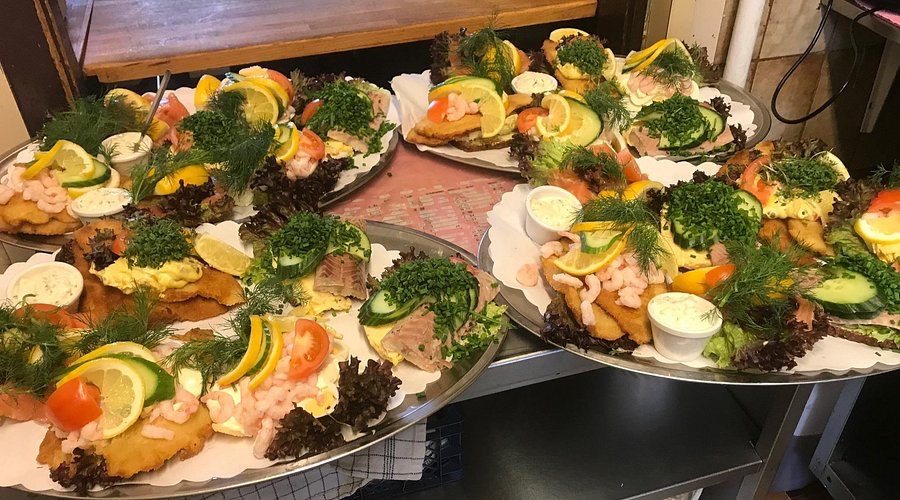 Café Lindevang classic smørrebrød in Frederiksberg Copenhagen