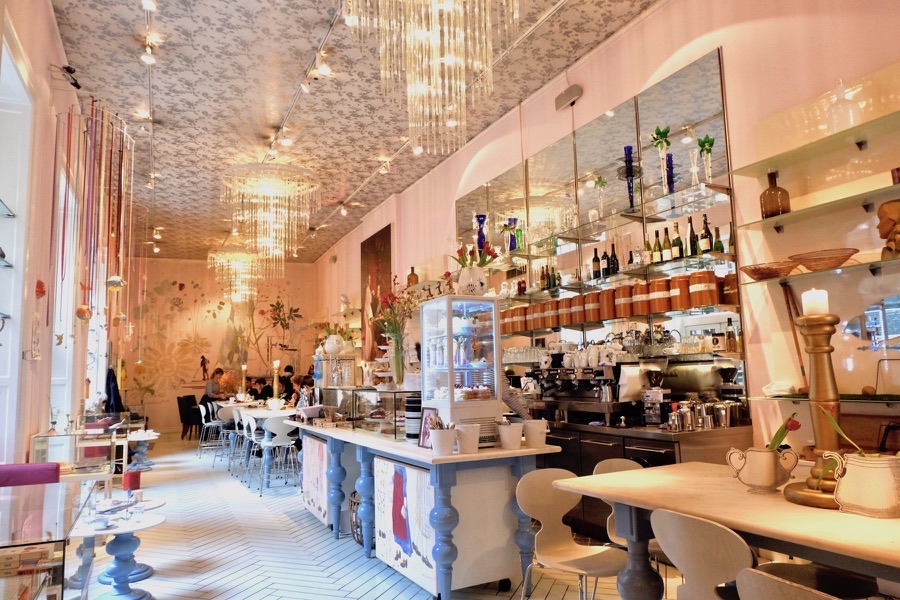 Royal Smushi Café upscale smørrebrød Copenhagen