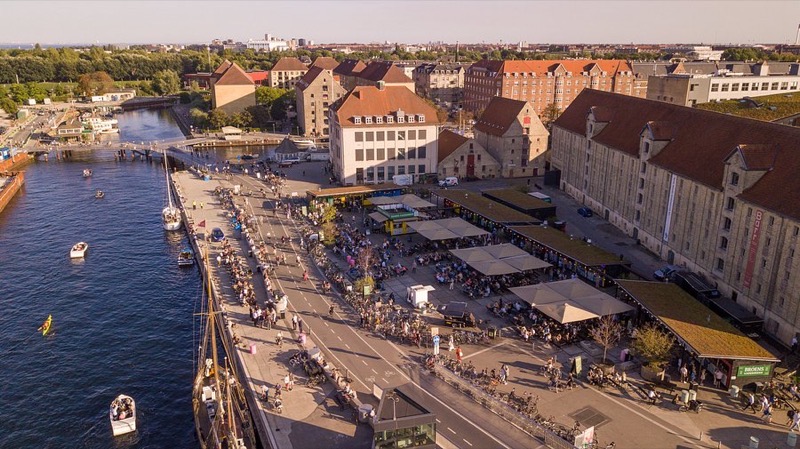 Broens Gadekøkken street food market in Copenhagen