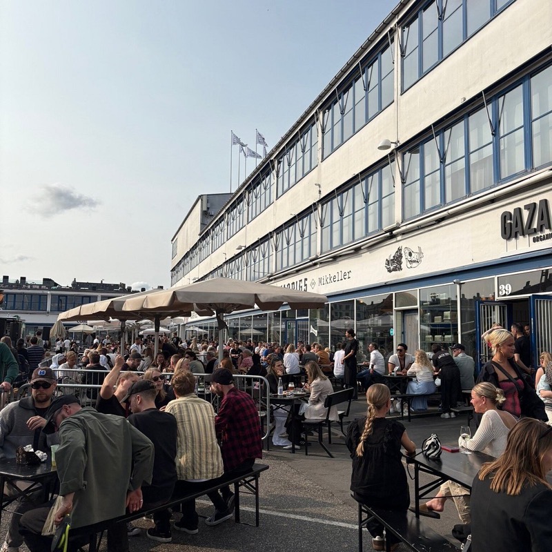 Kødbyens Mad og Marked weekend market in Copenhagen