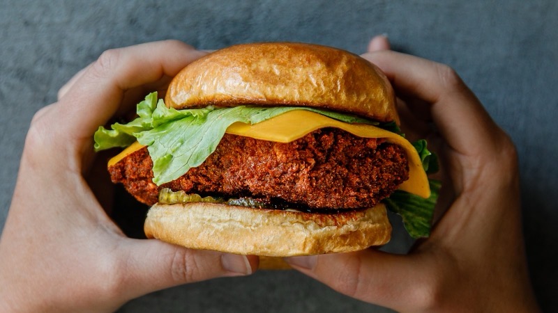 Poulette fried chicken sandwich in Copenhagen
